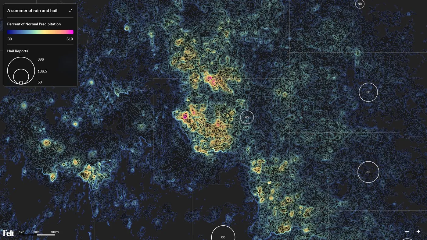 Felt Map: a still of the map