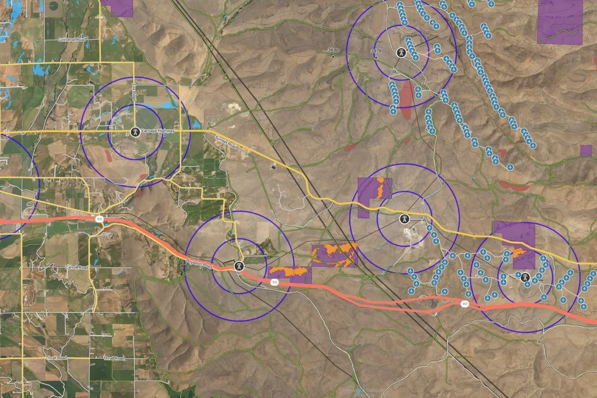 Preview of Solar Site Suitability, an interactive Felt map